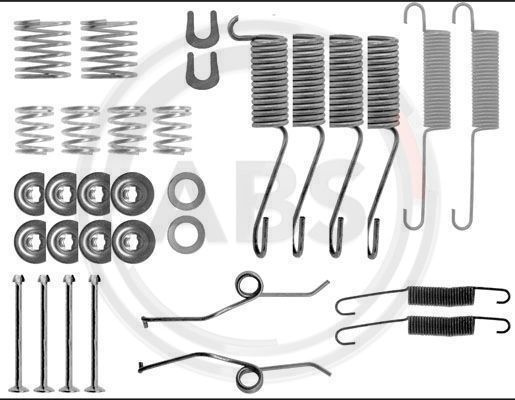 Set accesorii, sabot de frana puntea spate (0697Q ABS) TOYOTA,VW