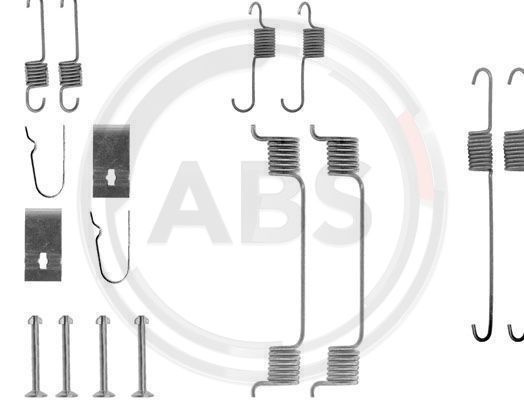 Set accesorii, sabot de frana puntea spate (0700Q ABS) MAZDA