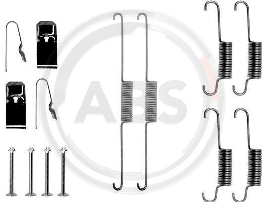 Set accesorii, sabot de frana puntea spate (0723Q ABS) SANTANA,SUZUKI