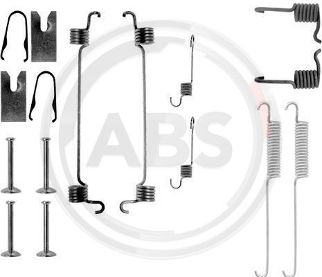Set accesorii, sabot de frana puntea spate (0749Q ABS) FORD
