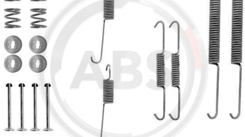 Set accesorii, sabot de frana puntea spate (0754Q ABS) Citroen,PEUGEOT