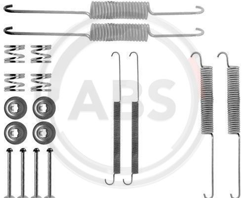 Set accesorii, sabot de frana puntea spate (0758Q ABS) ISUZU,OPEL,VAUXHALL