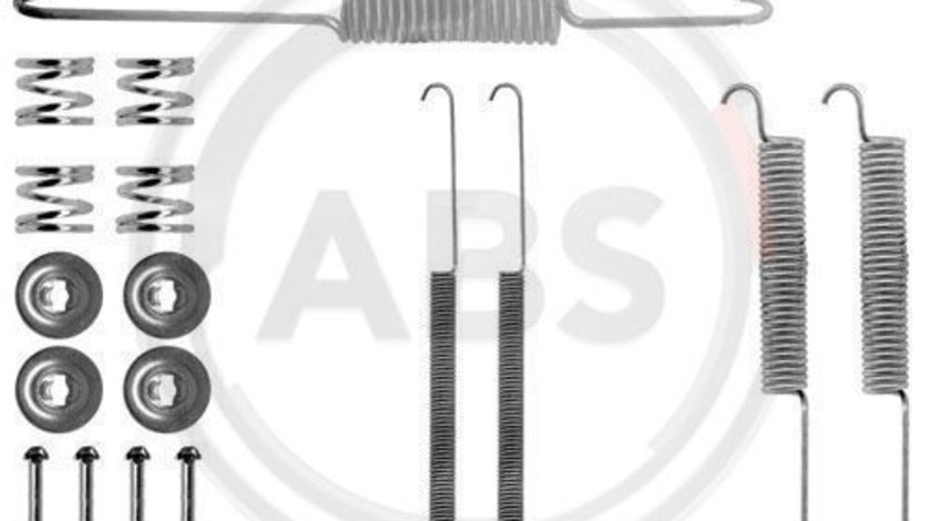 Set accesorii, sabot de frana puntea spate (0758Q ABS) ISUZU,OPEL,VAUXHALL