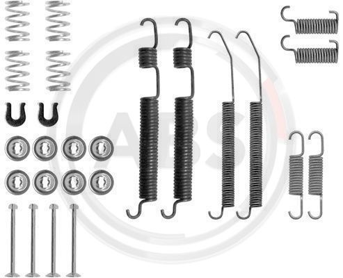 Set accesorii, sabot de frana puntea spate (0762Q ABS) HYUNDAI,MITSUBISHI