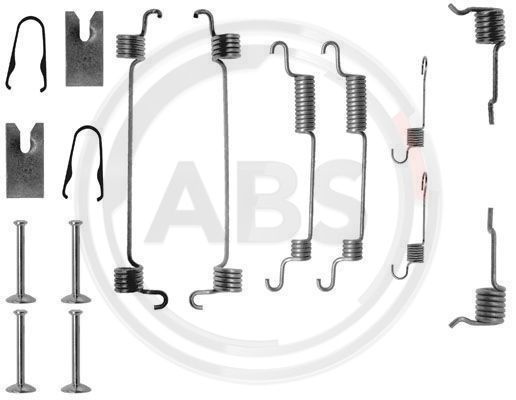 Set accesorii, sabot de frana puntea spate (0764Q ABS) HONDA,MG,ROVER