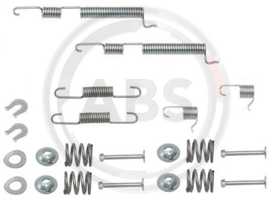 Set accesorii, sabot de frana puntea spate (0765Q ABS) NISSAN