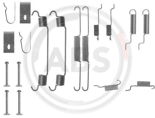 Set accesorii, sabot de frana puntea spate (0767Q ABS) MAZDA,SAO
