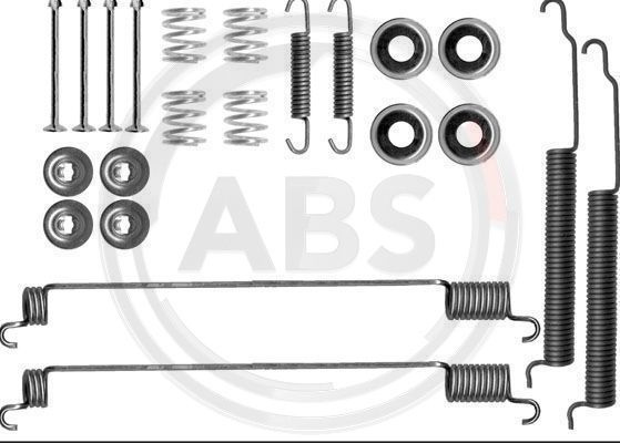 Set accesorii, sabot de frana puntea spate (0768Q ABS) NISSAN