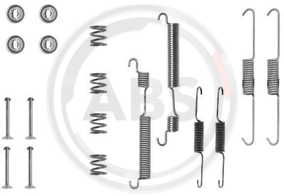 Set accesorii, sabot de frana puntea spate (0770Q ABS) HYUNDAI