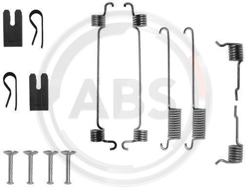 Set accesorii, sabot de frana puntea spate (0772Q ABS) FORD