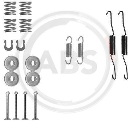 Set accesorii, sabot de frana puntea spate (0778Q ABS) TOYOTA