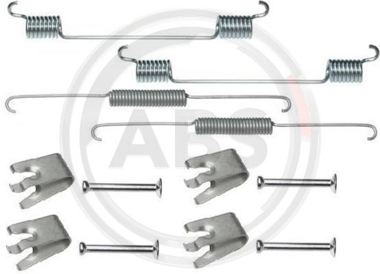 Set accesorii, sabot de frana puntea spate (0781Q ABS) FIAT