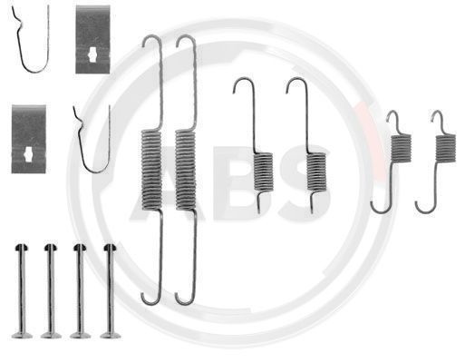 Set accesorii, sabot de frana puntea spate (0782Q ABS) KIA