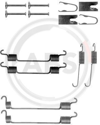 Set accesorii, sabot de frana puntea spate (0797Q ABS) TOYOTA