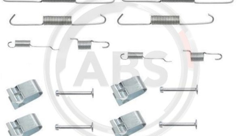 Set accesorii, sabot de frana puntea spate (0811Q ABS) NISSAN