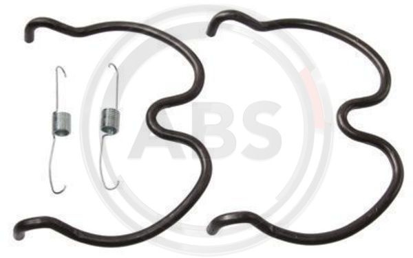 Set accesorii, sabot de frana puntea spate (0837Q ABS) OPEL,VAUXHALL