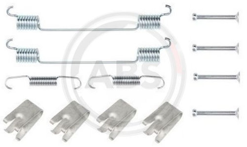 Set accesorii, sabot de frana puntea spate (0883Q ABS) AUDI,FIAT,OPEL,RENAULT,SEAT,SKODA,SMART,VAUXH...