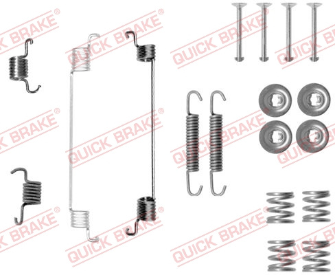 Set accesorii, sabot de frana puntea spate (1050014 QBK) FIAT