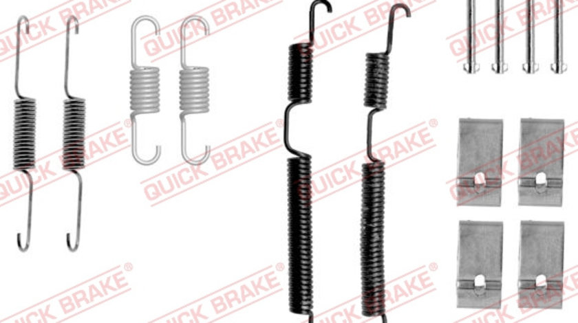 Set accesorii, sabot de frana puntea spate (1050017 QBK) HYUNDAI,OPEL