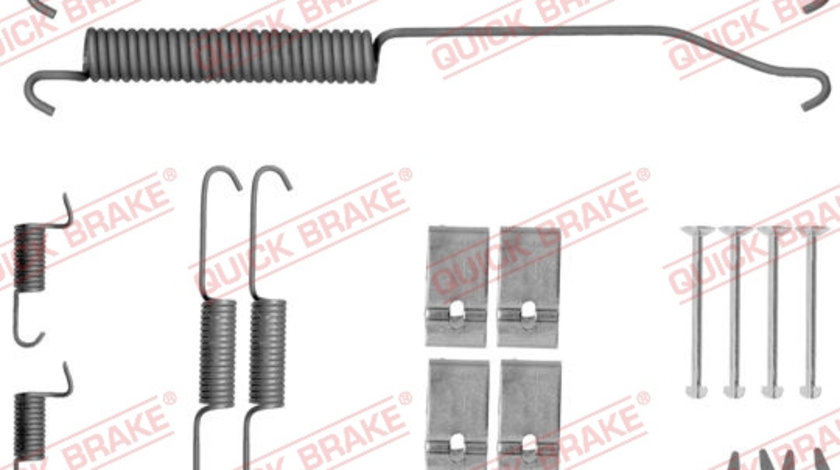 Set accesorii, sabot de frana puntea spate (1050036 QBK) FORD ASIA / OCEANIA,NISSAN,RENAULT