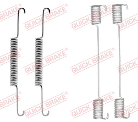 Set accesorii, sabot de frana puntea spate (1050520 QBK) AUSTIN,MG