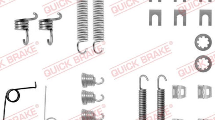 Set accesorii, sabot de frana puntea spate (1050545 QBK) DACIA,FIAT,PEUGEOT,RENAULT,TALBOT