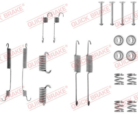 Set accesorii, sabot de frana puntea spate (1050599 QBK) FORD