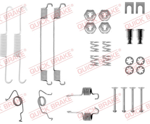 Set accesorii, sabot de frana puntea spate (1050626 QBK) FORD