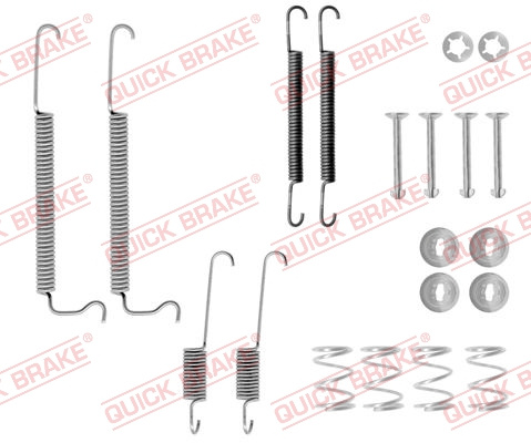 Set accesorii, sabot de frana puntea spate (1050628 QBK) OPEL,VAUXHALL