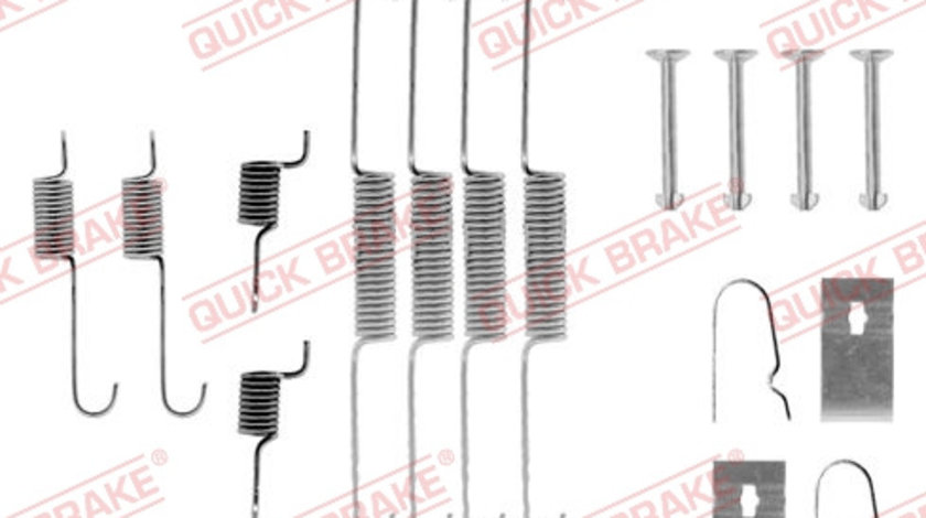 Set accesorii, sabot de frana puntea spate (1050636 QBK) FORD,FORD ASIA / OCEANIA,KIA,MAZDA