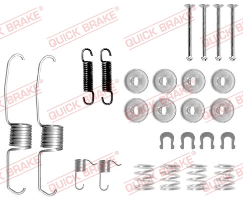 Set accesorii, sabot de frana puntea spate (1050637 QBK) TOYOTA