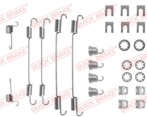 Set accesorii, sabot de frana puntea spate (1050656 QBK) PEUGEOT