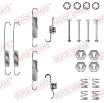 Set accesorii, sabot de frana puntea spate (1050673 QBK) FORD
