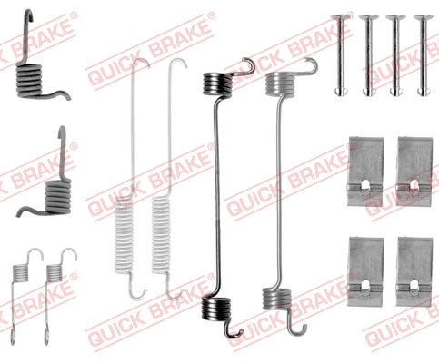 Set accesorii, sabot de frana puntea spate (1050676 QBK) FORD