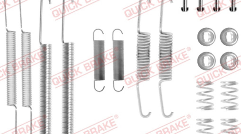 Set accesorii, sabot de frana puntea spate (1050681 QBK) AUDI,SEAT,VW