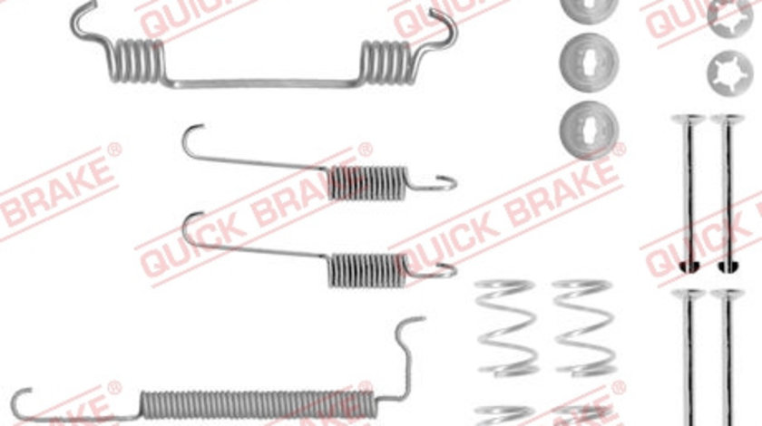 Set accesorii, sabot de frana puntea spate (1050710 QBK) CHEVROLET,DAEWOO,OPEL,VAUXHALL