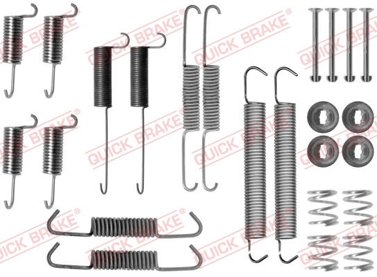 Set accesorii, sabot de frana puntea spate (1050712 QBK) VW