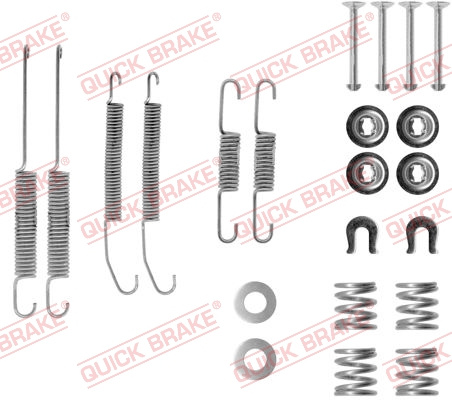 Set accesorii, sabot de frana puntea spate (1050718 QBK) NISSAN