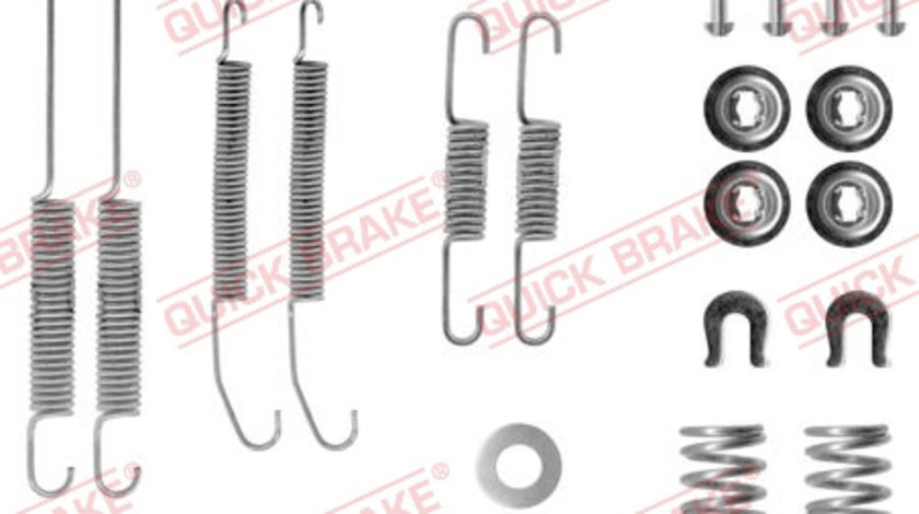 Set accesorii, sabot de frana puntea spate (1050718 QBK) NISSAN