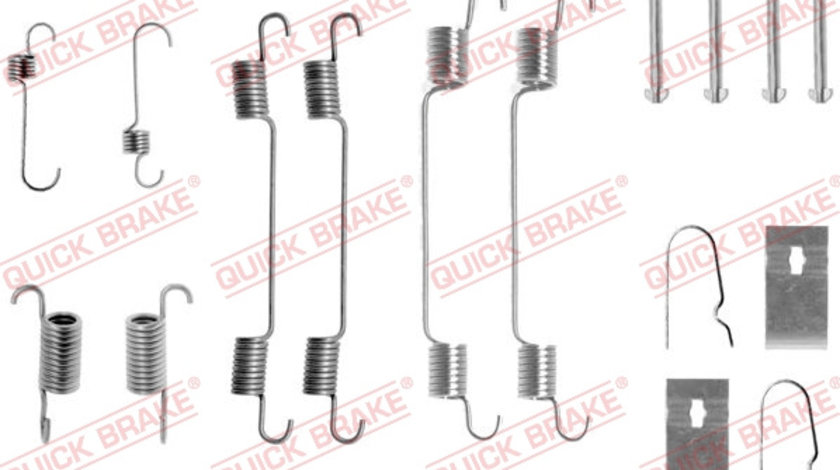 Set accesorii, sabot de frana puntea spate (1050722 QBK) SUBARU,SUZUKI