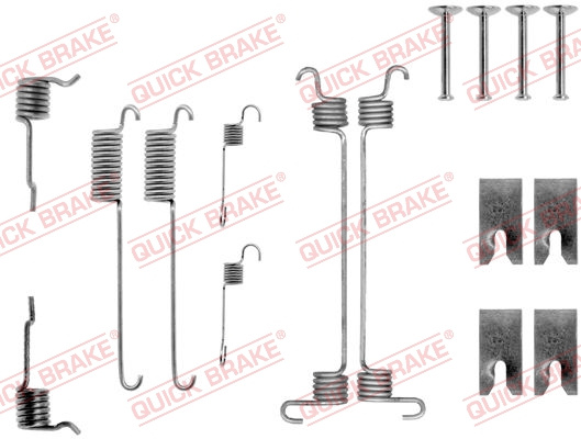 Set accesorii, sabot de frana puntea spate (1050731 QBK) FORD