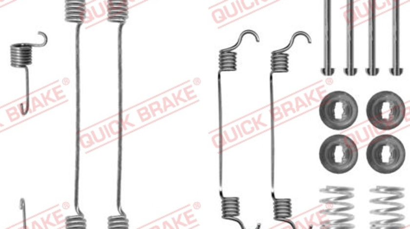 Set accesorii, sabot de frana puntea spate (1050740 QBK) Citroen,FIAT,LANCIA,PEUGEOT