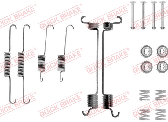 Set accesorii, sabot de frana puntea spate (1050741 QBK) NISSAN