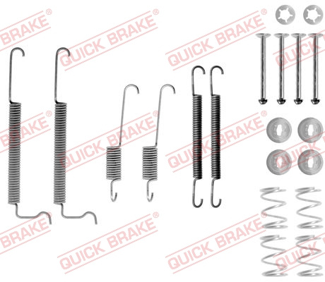 Set accesorii, sabot de frana puntea spate (1050744 QBK) OPEL,VAUXHALL