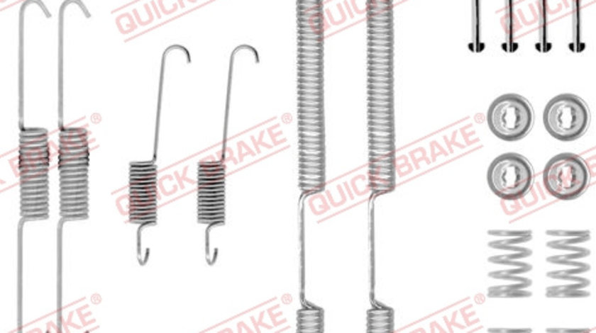 Set accesorii, sabot de frana puntea spate (1050753 QBK) Citroen,FIAT,FORD,PEUGEOT,TOYOTA