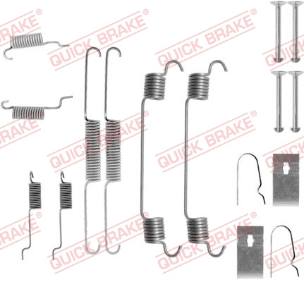 Set accesorii, sabot de frana puntea spate (1050767 QBK) MAZDA