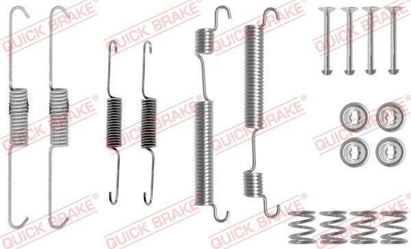 Set accesorii, sabot de frana puntea spate (1050770 QBK) HYUNDAI