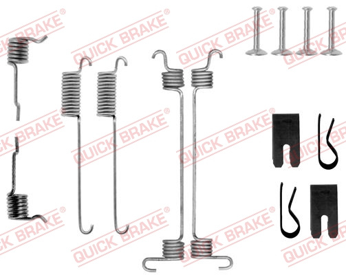 Set accesorii, sabot de frana puntea spate (1050772 QBK) FORD
