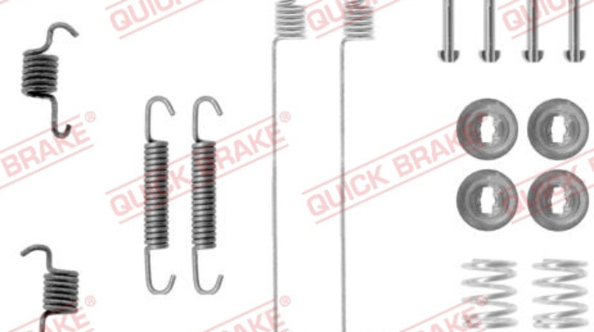 Set accesorii, sabot de frana puntea spate (1050777 QBK) NISSAN,RENAULT