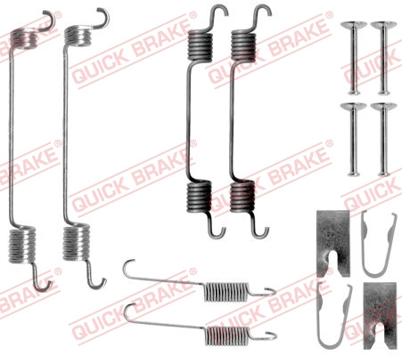 Set accesorii, sabot de frana puntea spate (1050797 QBK) TOYOTA